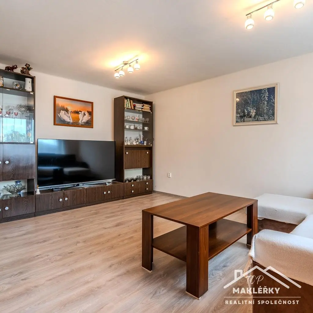 Living room; wood floor, natural light