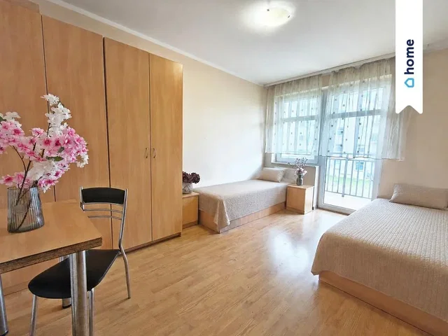 Bedroom; wood floor, natural light