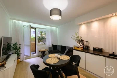 Salón; luz natural, estilo moderno, electrodomésticos