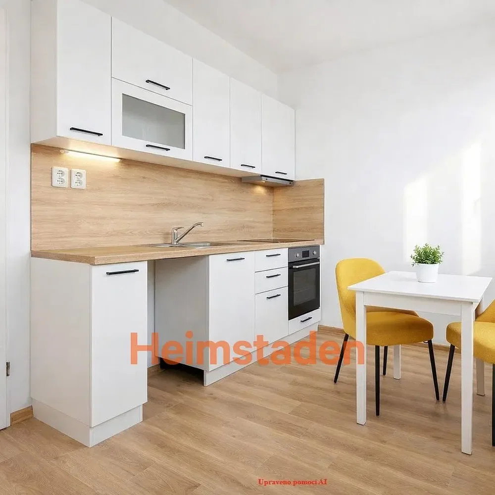 Cuisine; électroménager, parquet, lumière naturelle, style moderne