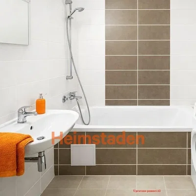 Bathroom; tile floor, renovated, natural light