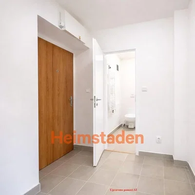 Cloakroom; tile floor