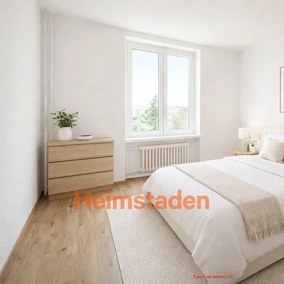 Camera da letto; pavimento in legno, luce naturale, stile moderno