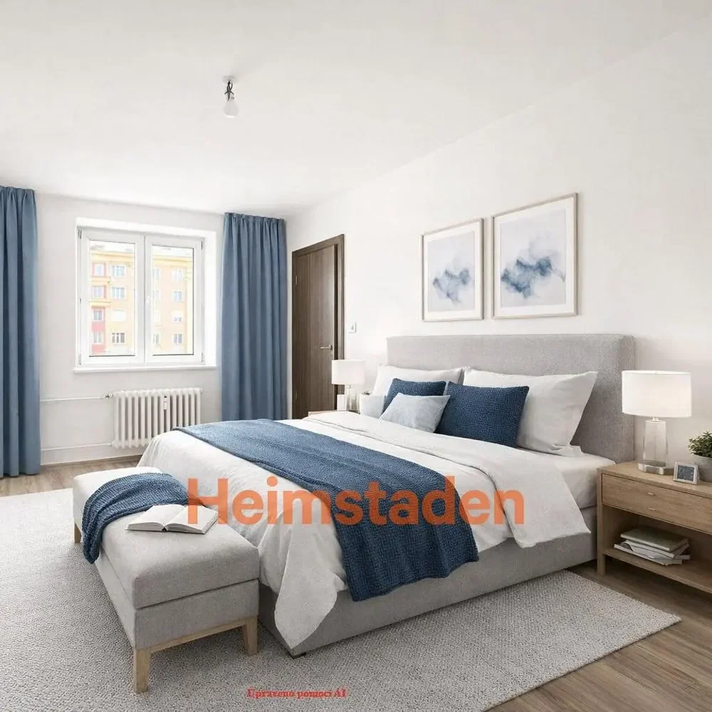 Bedroom; wood floor, natural light, modern style