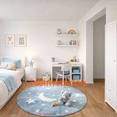Chambre d'enfant; parquet, lumière naturelle, style moderne