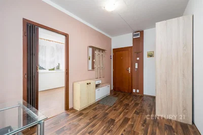 Garderoba; drveni pod, prirodno svjetlo