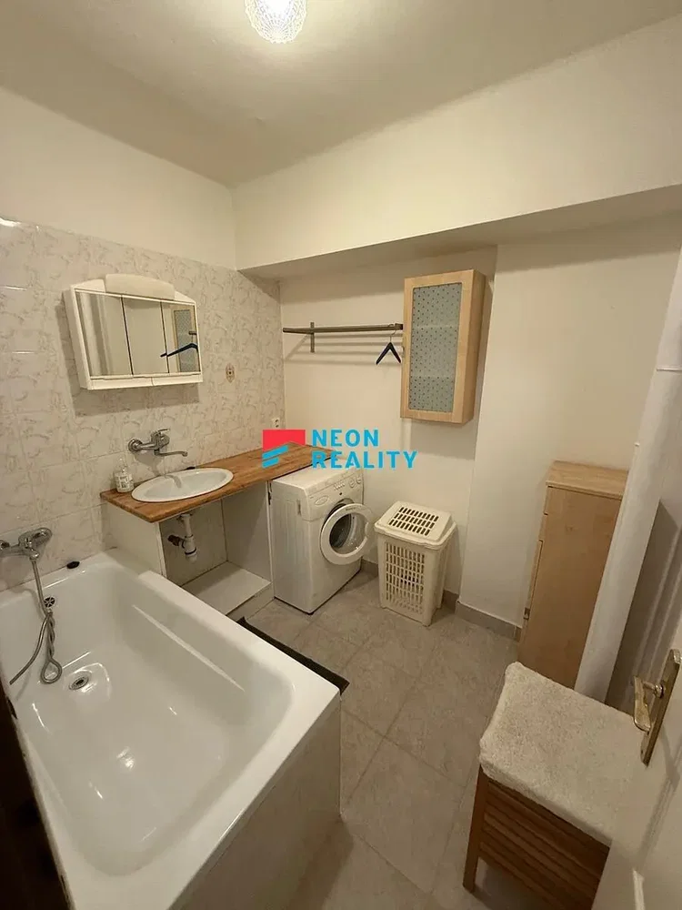 Bathroom; tile floor, needs renovation
