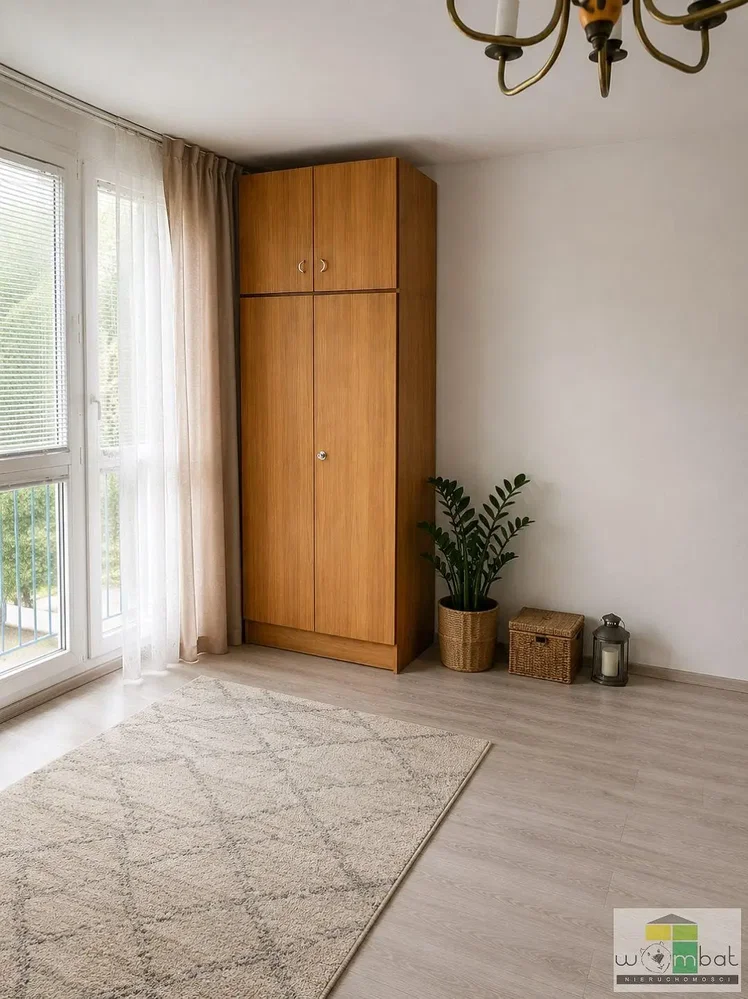 Bedroom; wood floor, natural light