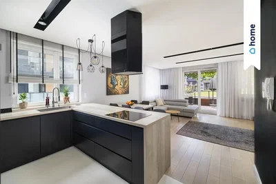 Cuisine; électroménager, lumière naturelle, style moderne, parquet
