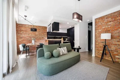 Wohnzimmer; tageslicht, moderner stil, holzboden