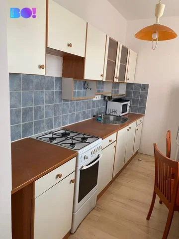 Kitchen; kitchen appliances, wood floor, natural light