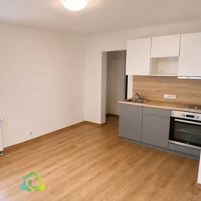 Kitchen; kitchen appliances, wood floor, natural light