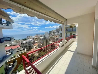 Balkon; manzara, fayans zemin