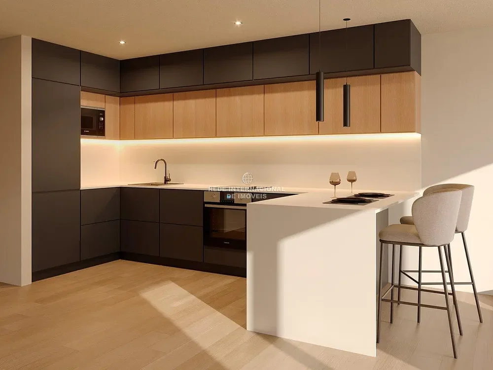 Kitchen; kitchen appliances, wood floor, natural light, renovated