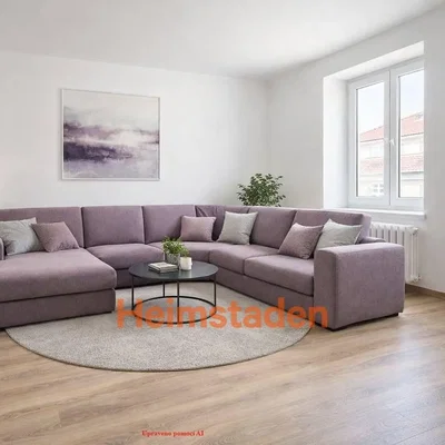 Living room; wood floor, natural light, modern style
