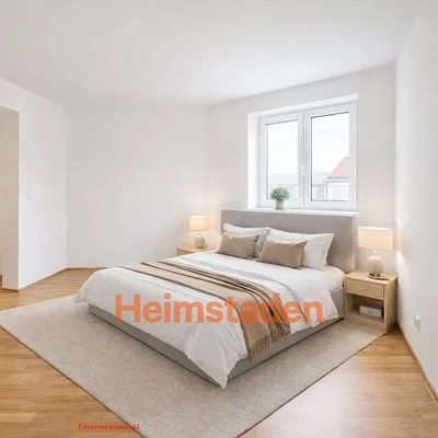 Bedroom; wood floor, natural light
