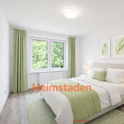 Bedroom; wood floor, natural light, modern style