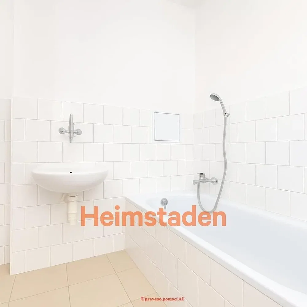 Bathroom; tile floor, natural light