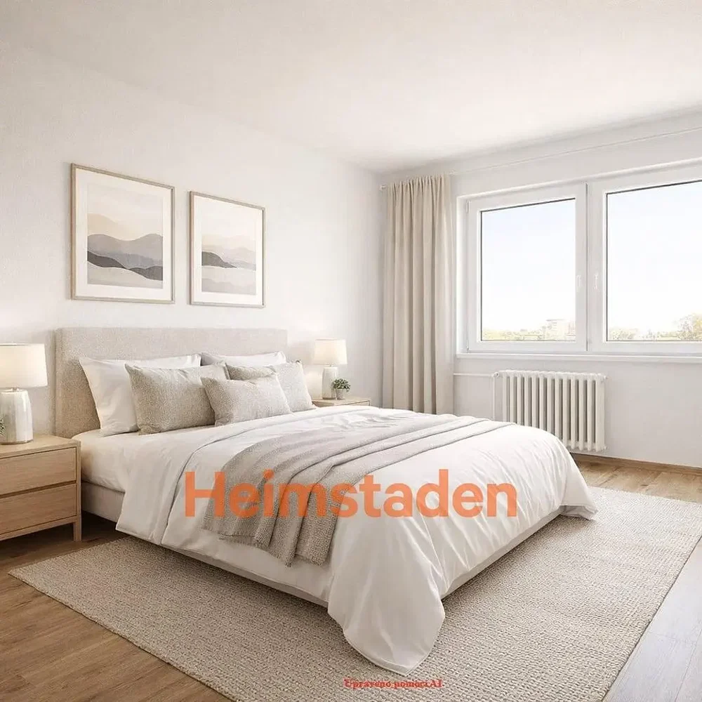 Bedroom; wood floor, natural light, modern style