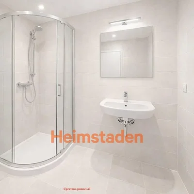 Bathroom; tile floor, natural light