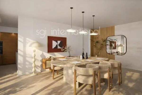 Wohnzimmer; tageslicht, moderner stil, holzboden