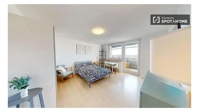 Quarto; luz natural, estilo moderno