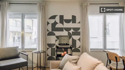Wohnzimmer; tageslicht, moderner stil