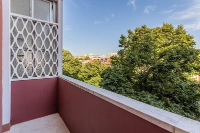 Balkon; blick, tageslicht
