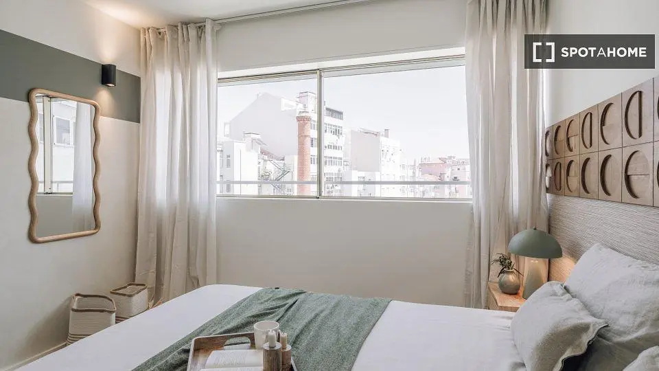 Schlafzimmer; tageslicht, blick