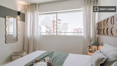 Schlafzimmer; tageslicht, blick