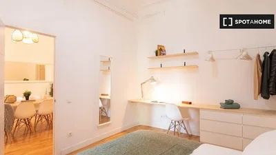Schlafzimmer; tageslicht, moderner stil, holzboden