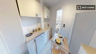 Küche; küchengeräte, tageslicht, moderner stil