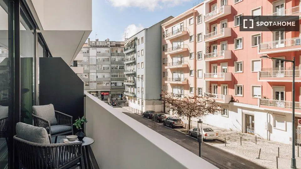Balkon; blick, tageslicht