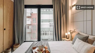 Schlafzimmer; tageslicht, moderner stil