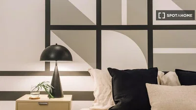 Schlafzimmer; moderner stil, tageslicht