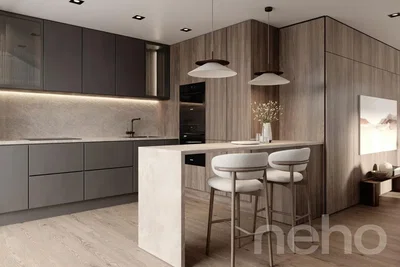 Cocina; electrodomésticos, suelo de madera, luz natural, estilo moderno, renovado