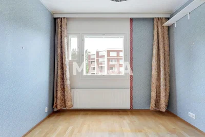 Bedroom; wood floor, natural light, needs renovation