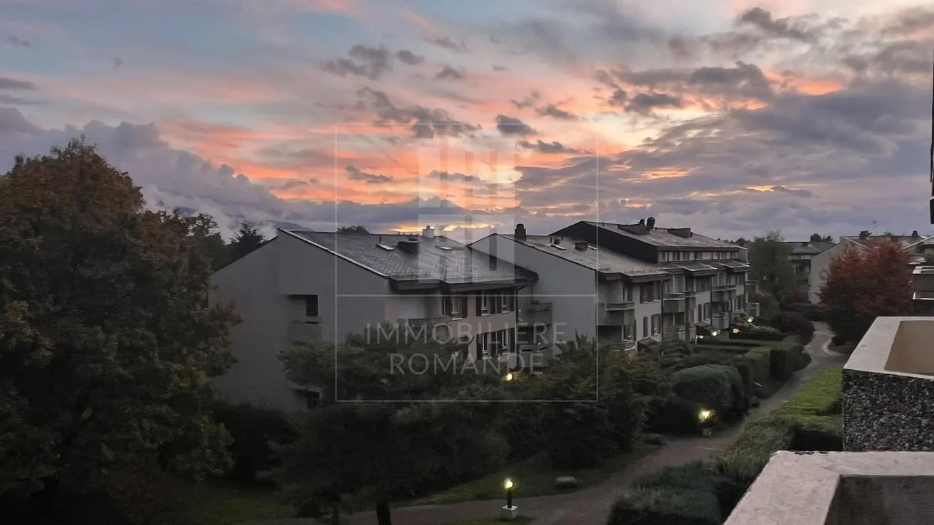 House and surroundings; view, natural light