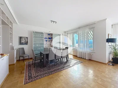 Salon; parquet, lumière naturelle, vue
