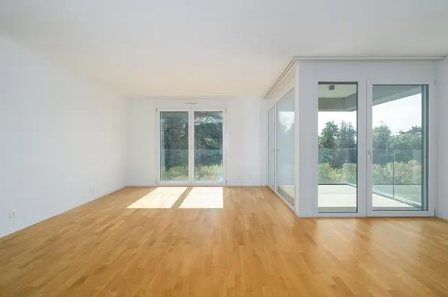 Wohnzimmer; holzboden, tageslicht