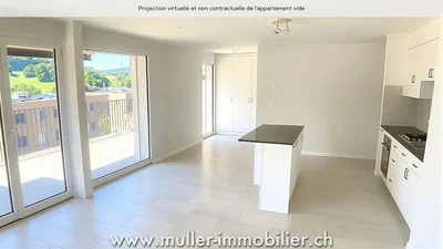 Küche; blick, tageslicht, fliesenboden
