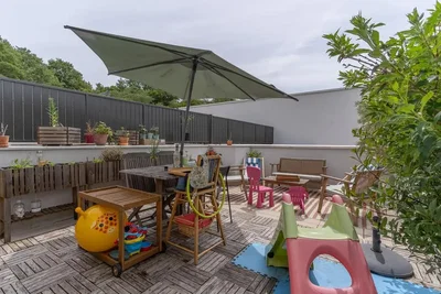 Terrasse; tageslicht, holzboden