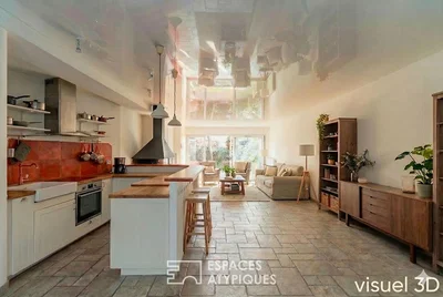 Kuća i okolina; kuhinjski aparati, prirodno svjetlo, moderni stil