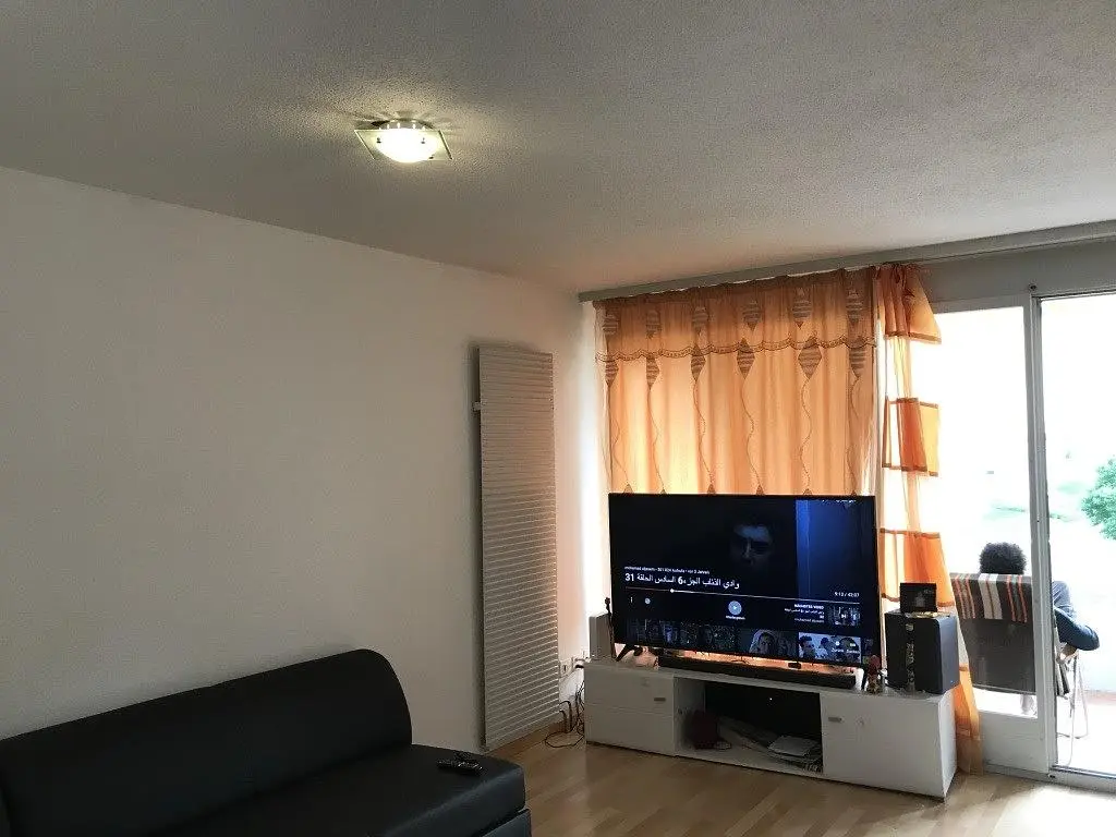 Woonkamer; natuurlijk licht, houten vloer