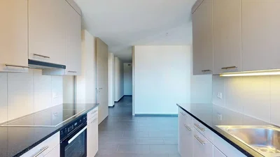 Kuhinja; kućanski aparati, pločice, prirodna svjetlost