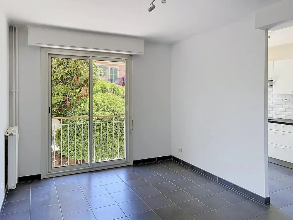 Living room; tile floor, natural light, view