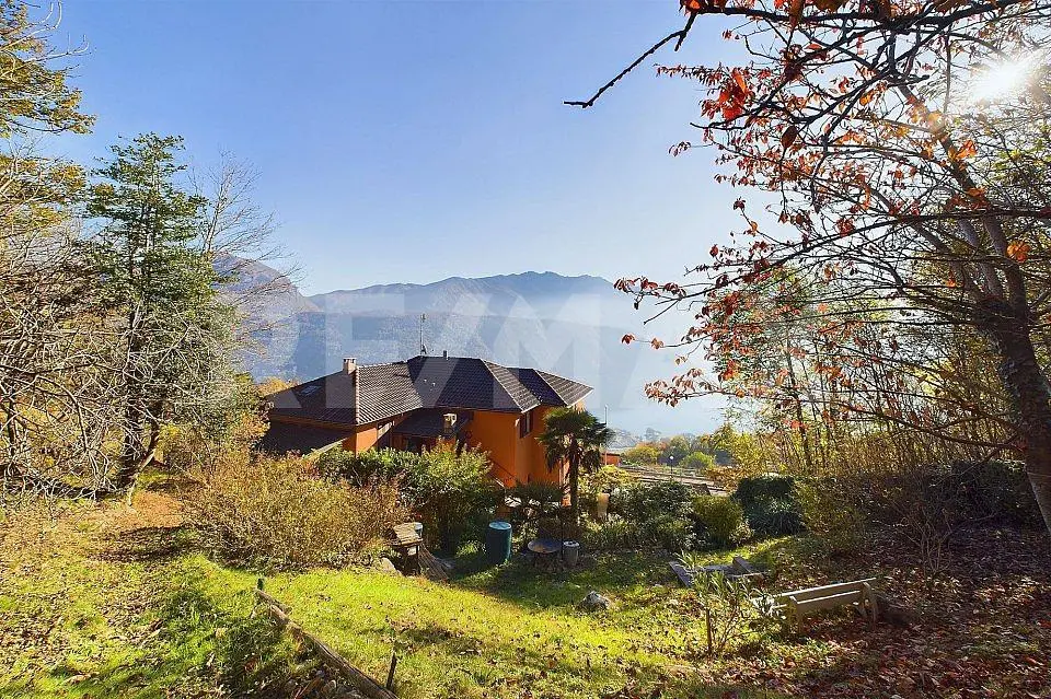 House and surroundings; view, natural light