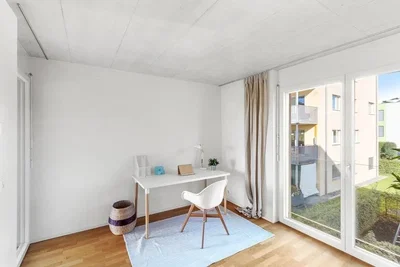 Kinderzimmer; holzboden, tageslicht, moderner stil