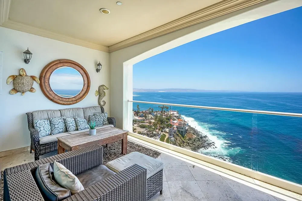 Balcony; view, natural light, modern style