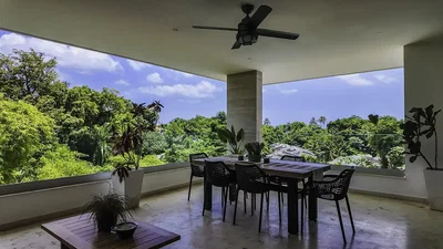 Terrasse; vue, lumière naturelle